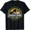Jurassic Park Staff Retro Distressed Logo Graphic T-Shirt T-Shirt