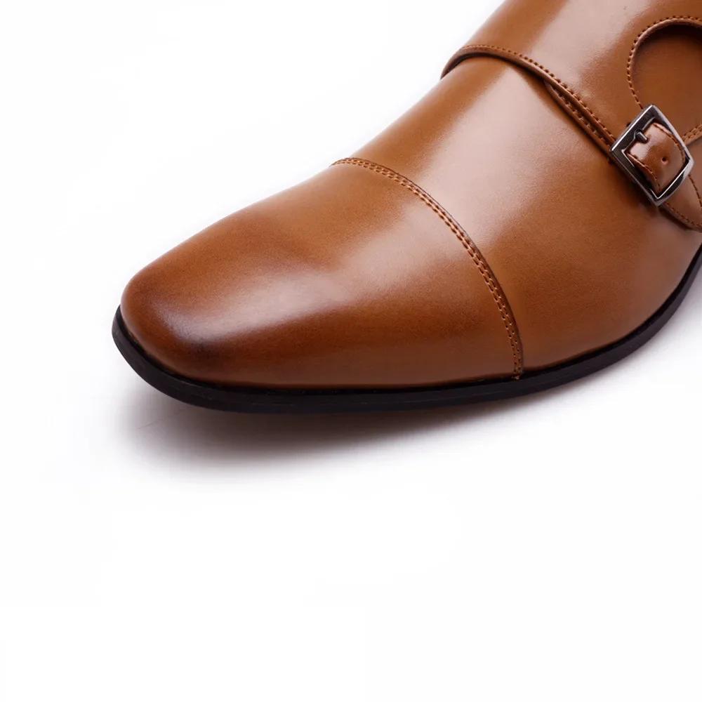 Former Men Shoe PU Leather Shoes for Men Luxury Plus Size Party Office Business Casual Shoes Loafers Zapatos De Vestir Hombre