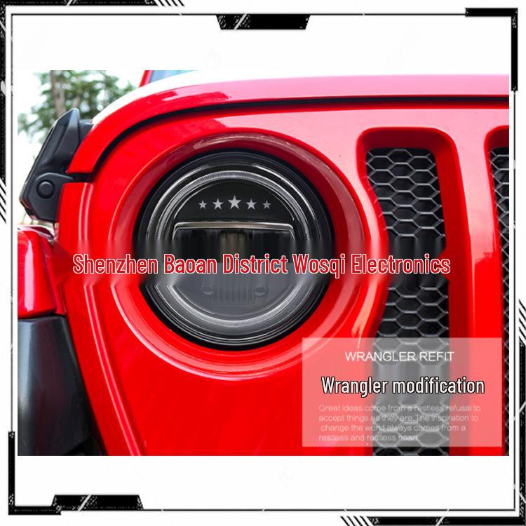 Wrangler 7" LED Headlight with DRL - High/Low Beam Super Bright Driving Light