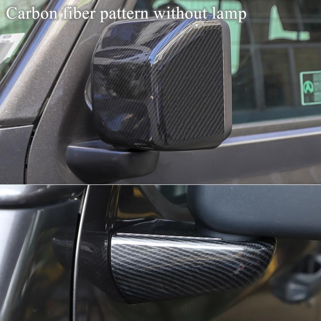 Автомобильное зеркало заднего вида, основа, декоративная крышка, наклейки, рамка для Jeep Wrangler JL Gladiator JT 2018-2023, экстерьер