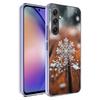 Снежинка Зимний Белый Снег Рождественский Чехол для Телефона для Samsung A17 A37 A57 A07 A16 A26 A36 A56 A06 A02S A12 A22 A32 A52S A04S A14
