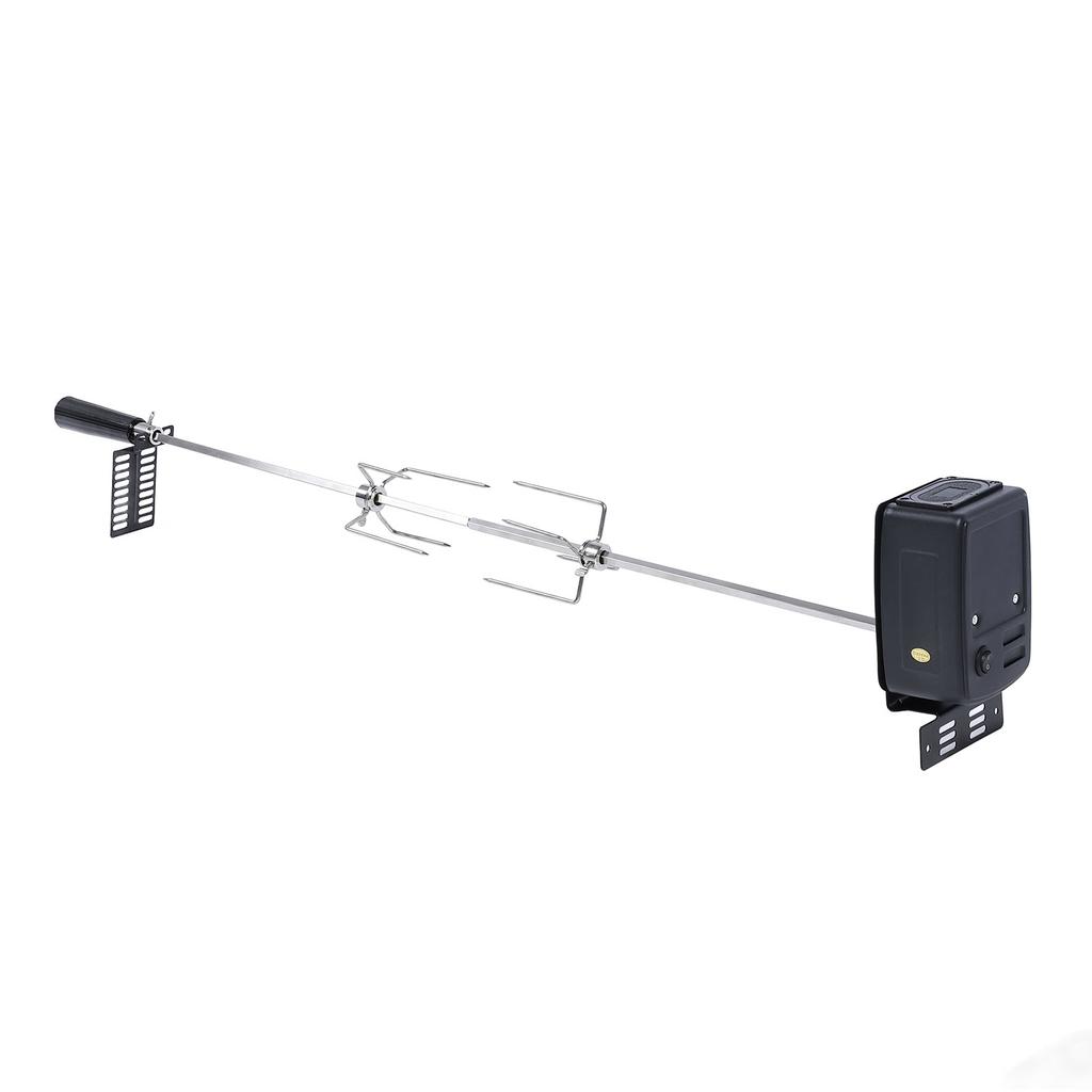 Rotisserie Grill Kit Stable Rotating Motor BBQ Grill Kit 15kg Load Capacity for Backyard Outdoor Electric Barbecue Kit