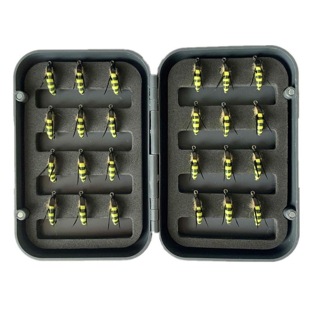 10/15/20/25 шт., реалистичная желтая мотыльковая мушка для форелевых мух, рыболовная приманка, искусственная приманка для насекомых, приманка для рыбалки