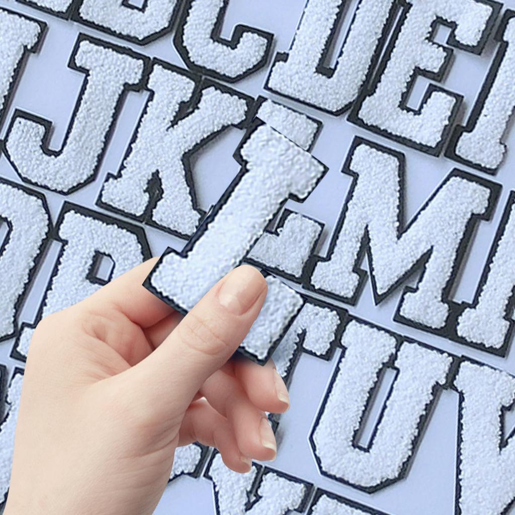 Английские буквы алфавита полотенце вышитые нашивки для детской одежды сумки джинсы пришить аксессуары DIY имя патч аппликация