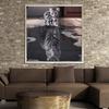 5D Diamond Diy Cross Stitch Cat and Tiger Reflections Home Decoration Painting Background Wall Art W