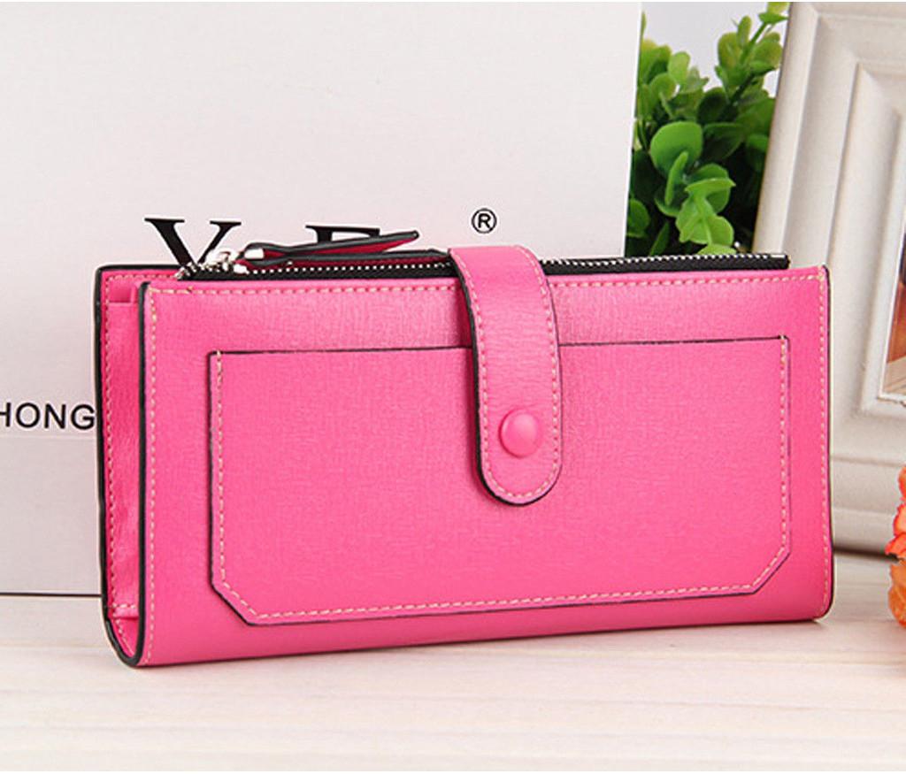 Fashion Lady Women's Leather Clutch Wallet Blending Quality Material And Trendy Charm