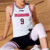 Li-Ning Баскетбольный жилет CBA Quick-Dry Fan Edition сезона 2021-2022, команда Guangdong, Yi Jianlian No. 9 Домашние мужские топы Белые AAYR445-1