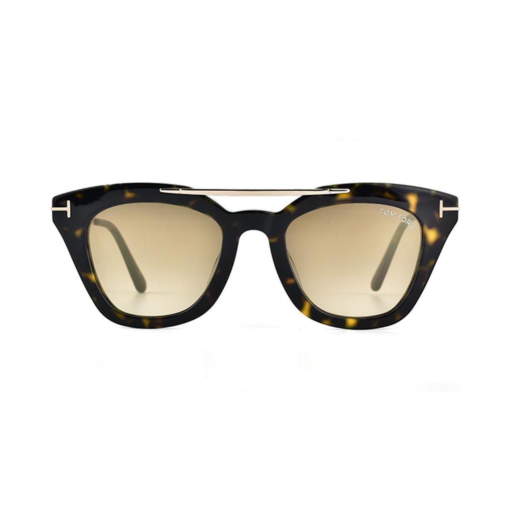 TF Mirror Leg Logo Irregular Shape Sunglasses Women sunglasses Multicolor TF0575F