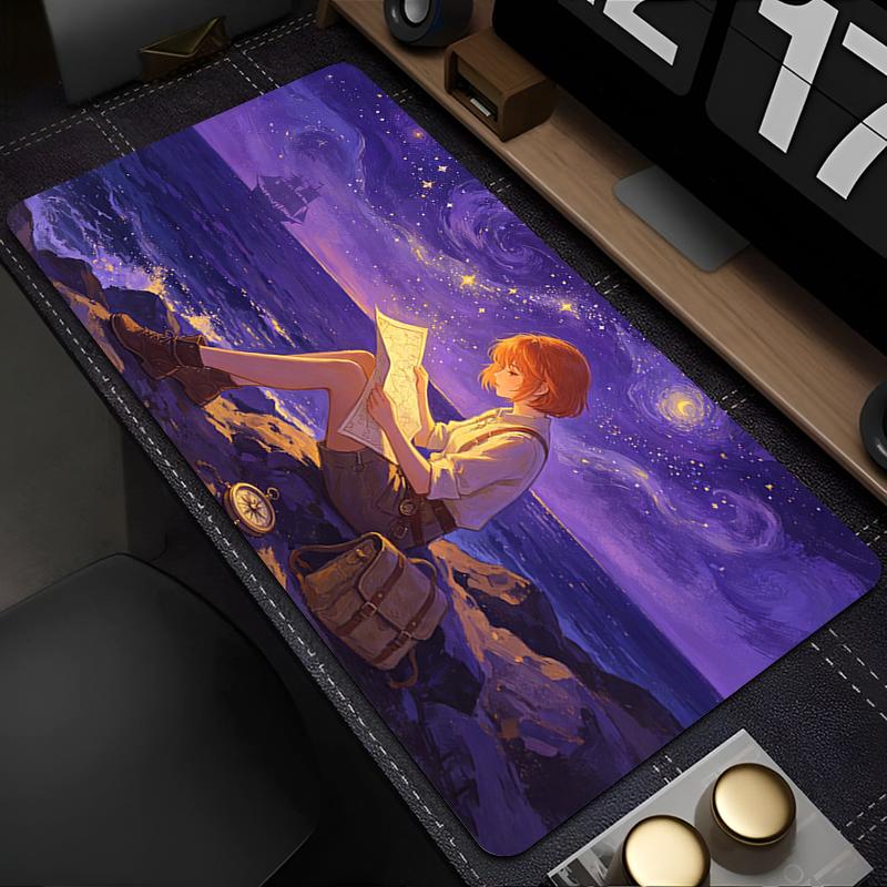 Mouse Pad One Piece Nami Anime Desk Mat Computer Keyboard Pad Gaming Cabinet Pc Accessories Carpet Large Game Rubber Mousepad
