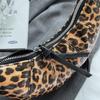 Маленькие сумки через плечо из искусственной кожи с леопардовым принтом для женщин, трендовые женские модные сумки через плечо