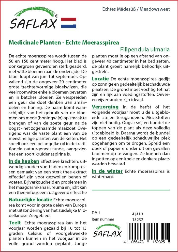 SAFLAX Garden in the Bag - Таволга - 500 семян - С субстратом в подходящем пакете-стойке - Filipendula ulmaria