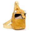 Винтажная женская нагрудная сумка большой вместимости, водонепроницаемая сумка через плечо