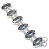 Alexandrite Quartz Marquise Shape Gemstone Bracelet Adjustable Link Jewelry 8"