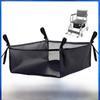 Portable Wheelchair Under-Seat Movable Storage Bag - Polyester Waterproof Trolley Bag