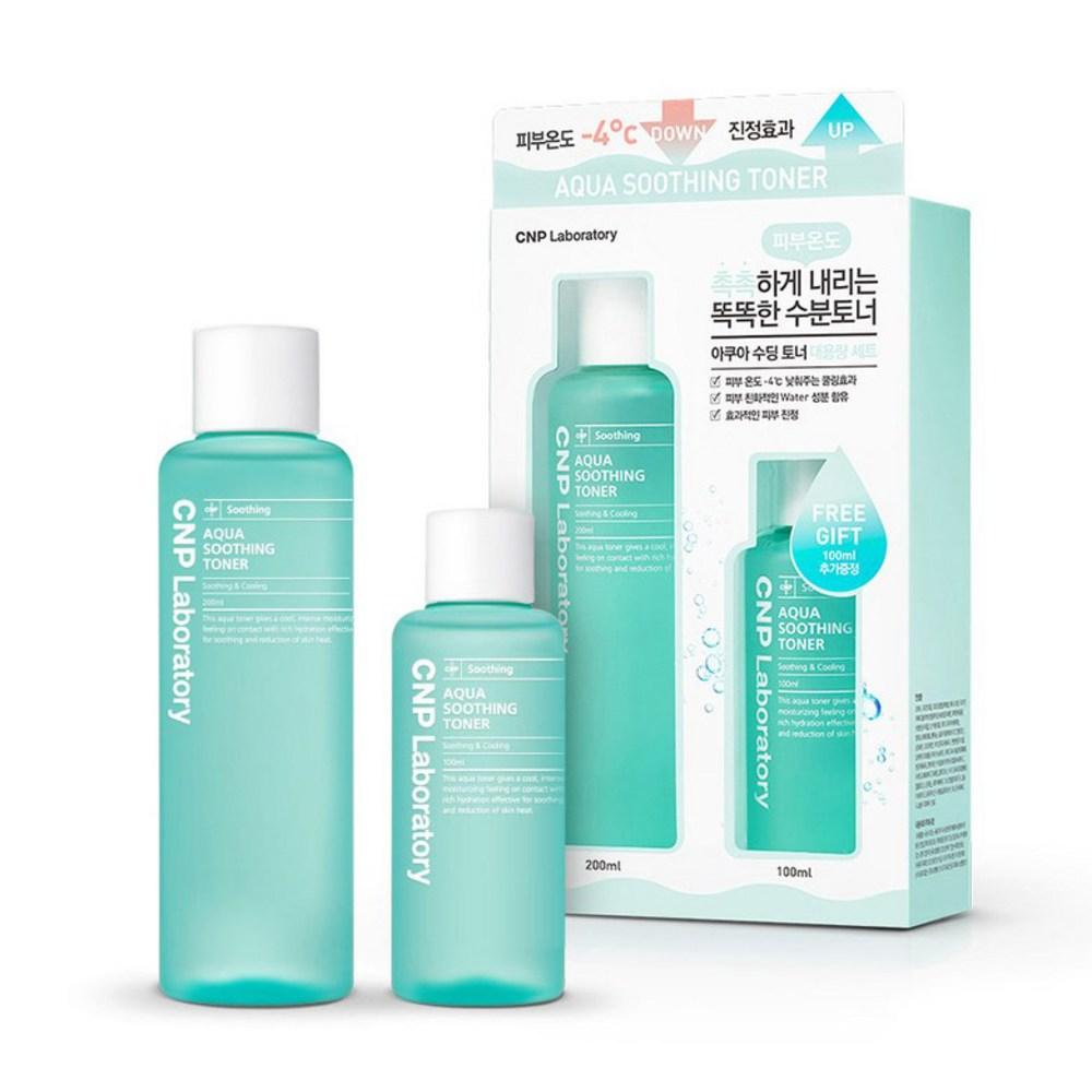Успокаивающий тоник C&P Aqua Soothing Toner 200 мл + набор 100 мл, 3 набора