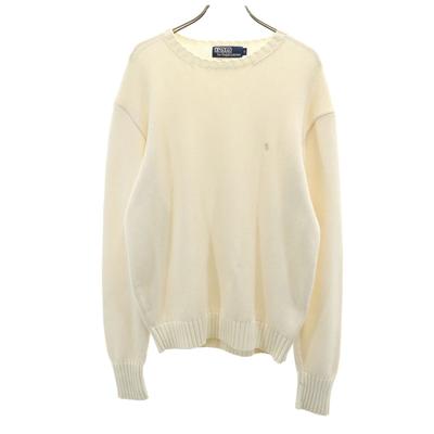 Polo by Ralph Lauren Свитер с длинным рукавом M кремовый трикотажный Мужской Б/У