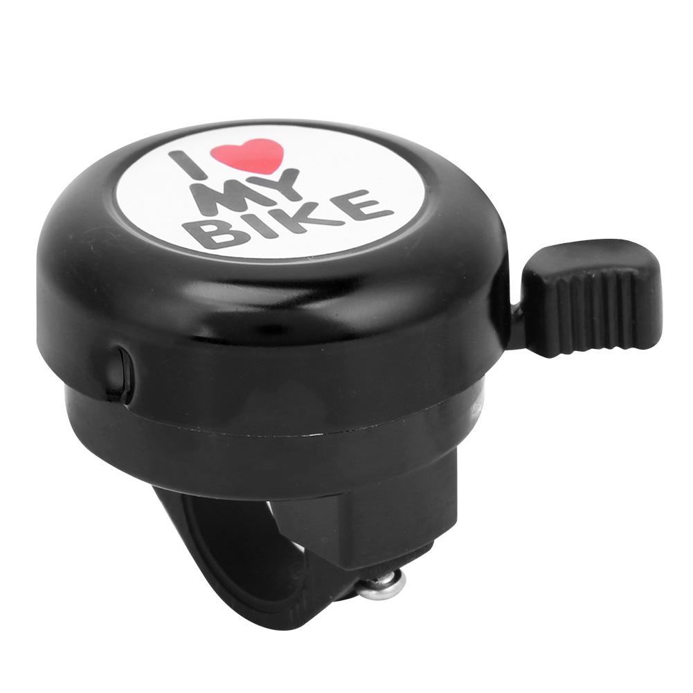 Quality Ultralight Mountain Bicycle Bike Bell Accessory Clear Sound (black)