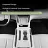 Для Geely EX2 Proton eMAS 5 2024-2026 Автомобильная центральная консоль Подстаканник Ящик для хранения Беспроводная зарядка Силиконовая подкладка Органайзер