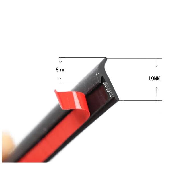 5M Universal Car Rubber Sealing Strip Seal Weatherstrip Edge Trim Slanted T-Type