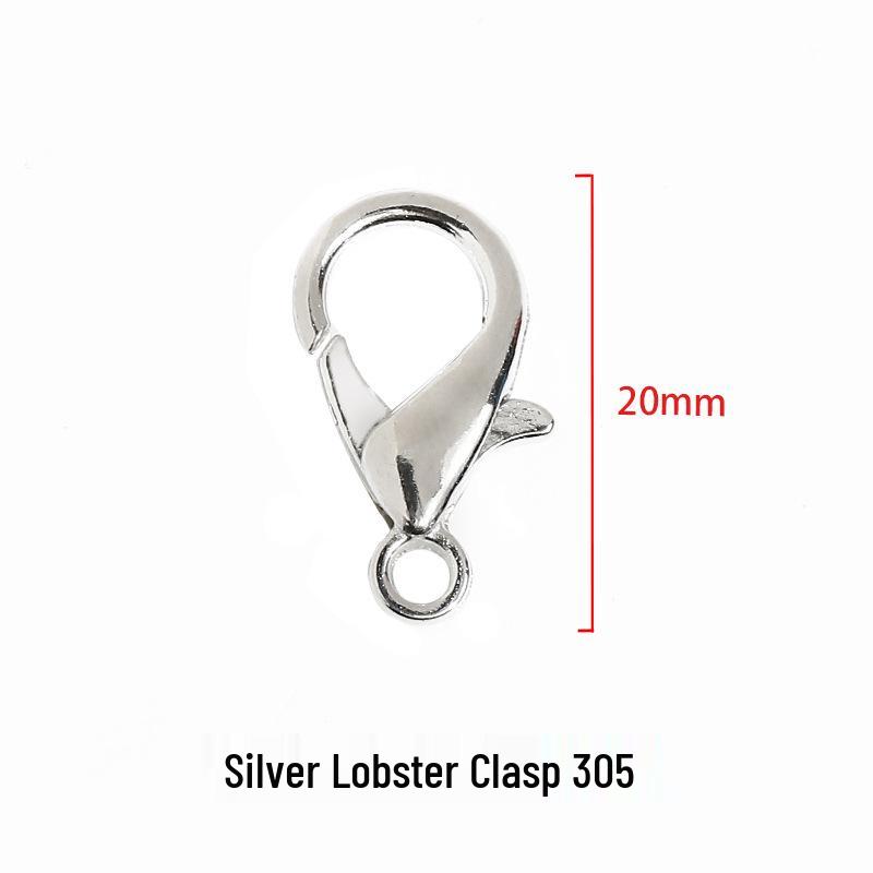 Gold & Silver Metal Lobster Clasp for Handmade Jewelry: DIY Bracelet, Necklace Accessories, Pendant, Spring Buckle