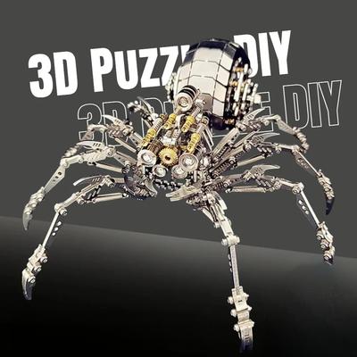 Паук 3D Металлическая Головоломка Сборная Модель, Механическая Сборка Сделай Сам Украшения Ручной Работы, Подарок На День Рождения