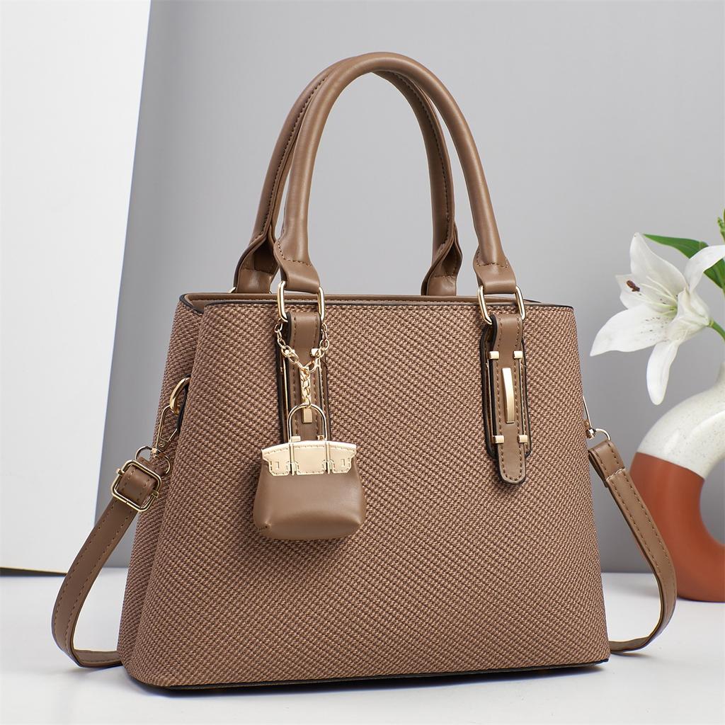 Новая сумка Macaron Splicing Handbag Высококачественная простая и атмосферная сумка через плечо Универсальная сумка через плечо большой вместимости