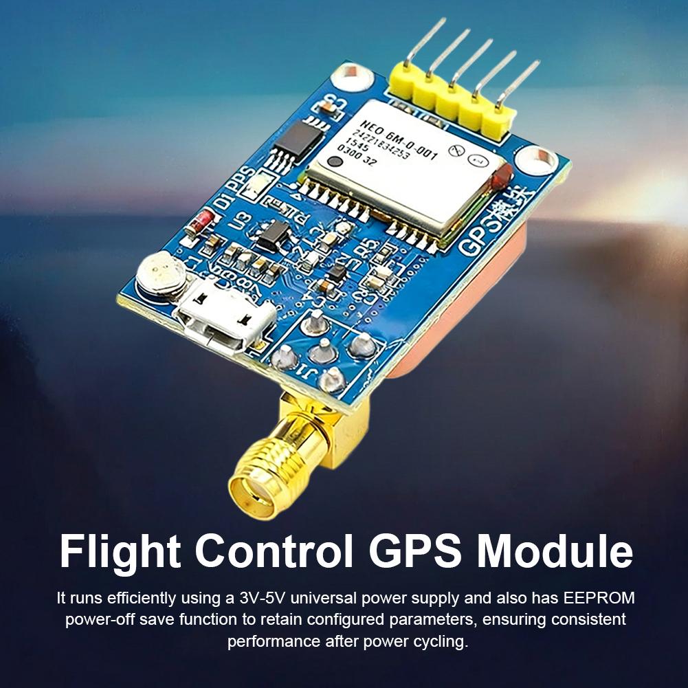 NEO-6M NEO-7M NEO-8M Модуль GPS для управления полетом, Универсальный модуль GPS-приемника, Модуль с керамической антенной Керамический чип