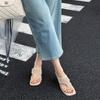 Clip toe casual hollow low heel fashion slippers