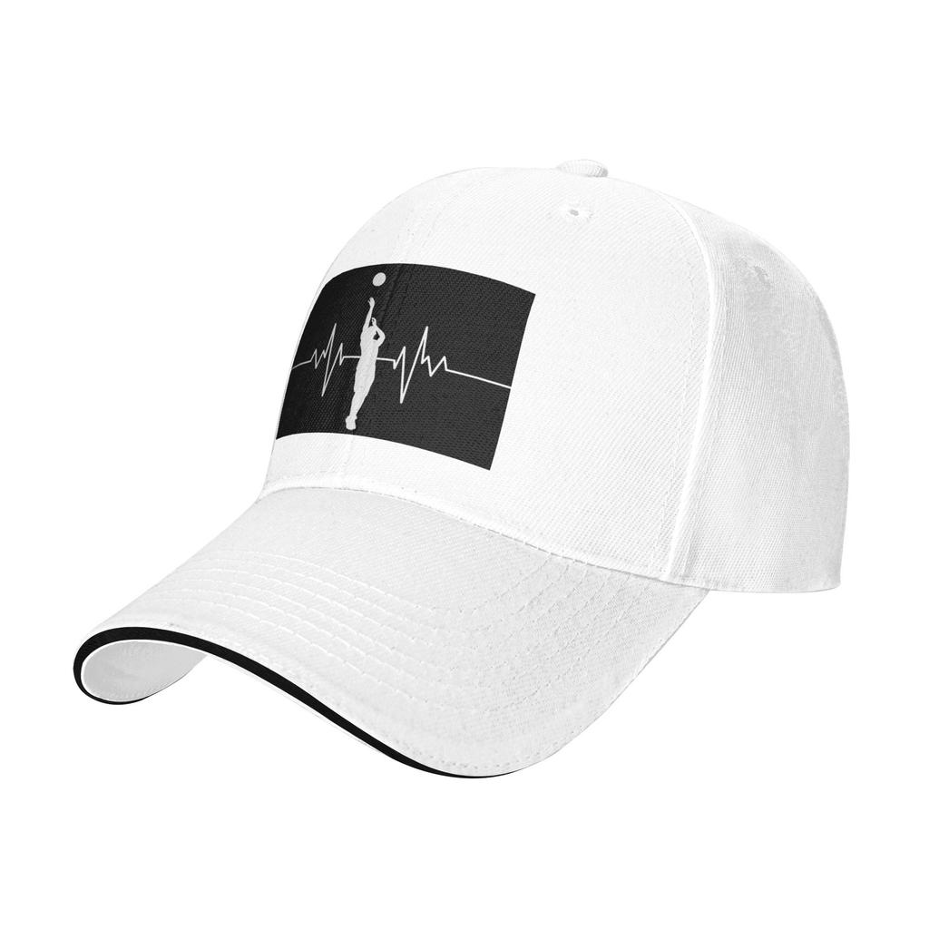 Heartbeat Basketball Sports Cap Casual Baseball Caps Adjustable Hat Hip Hop Summer Unisex Baseball Hats Customizable