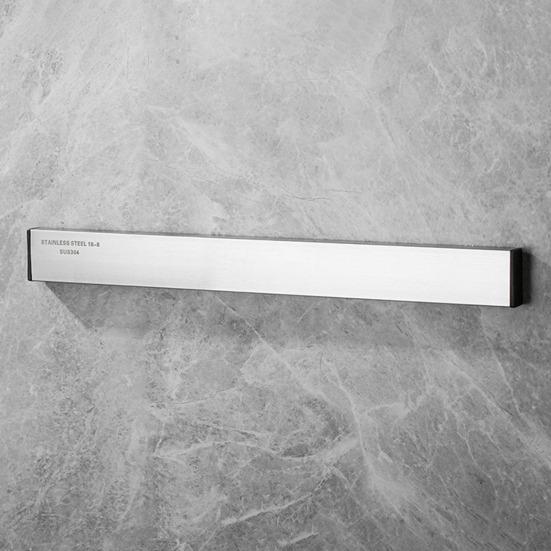 Настенный магнитный держатель для резака, мощный магнит из нержавеющей стали, отличное всасывание, водонепроницаемый дренаж, противоскользящий органайзер для кухонной утвари без ударов