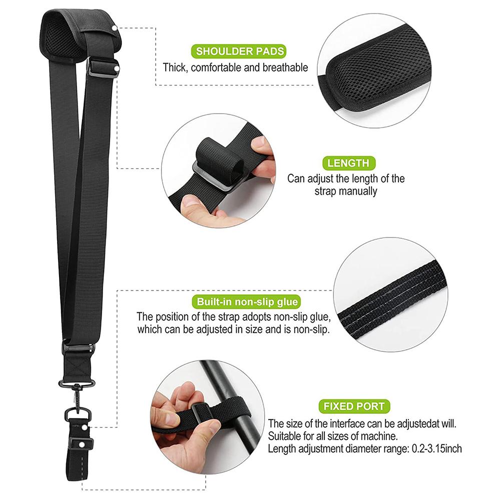 Универсальный ремень для триммера, регулируемый нейлоновый ремень для садовой газонокосилки, ремень для плеча, детали садового инструмента