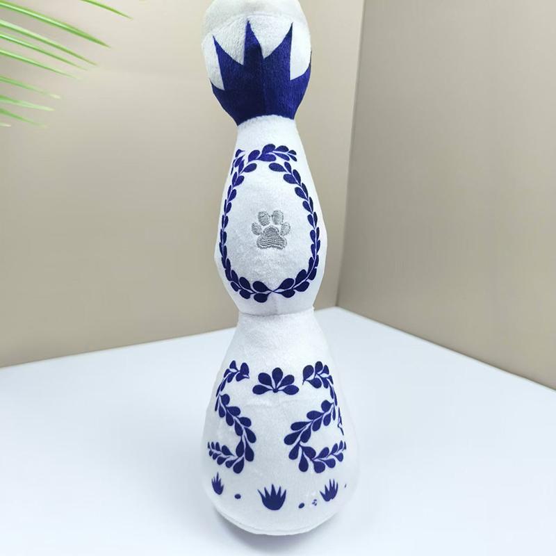 Питомец Говорящая Плюшевая Красочная Эмаль Форма Винной Бутылки Собака Кошка Питомец Плюшевая Говорящая Игрушка