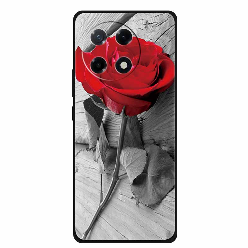 Для Tecno Spark 30 Pro Чехол Роскошный ТПУ Мягкий Силикон Задняя Крышка Чехлы для Телефона на Spark30Pro KL7 Защитный Бампер Любовь Цветок Чехол