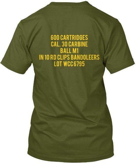 Футболка Cal 30 Carbine Ball M1 Tee Произведено в США Размеры от S до 5XL Унисекс