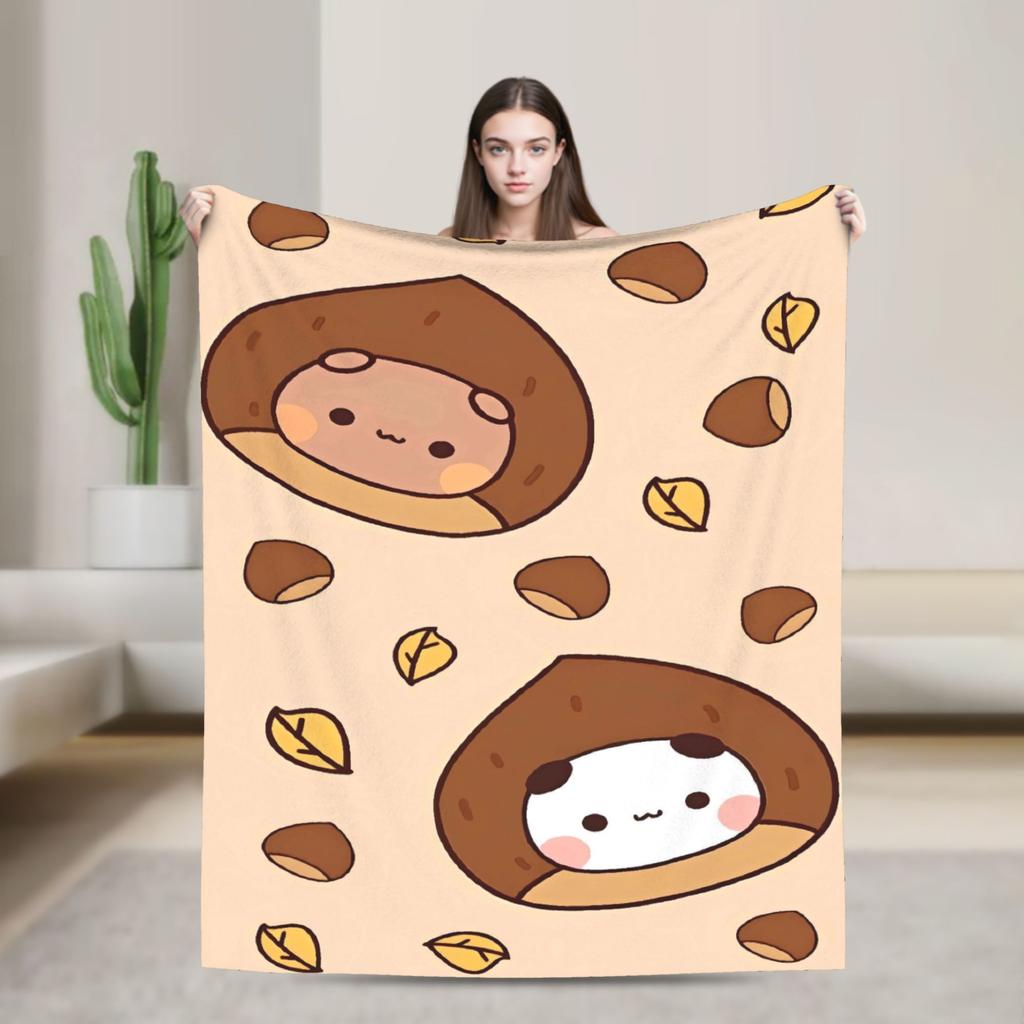 Bubu Dudu Blankets Super Soft Graphic Plush Throw Blanket For Kids Adult Home Decor Flannel Bedspread Bed Cover