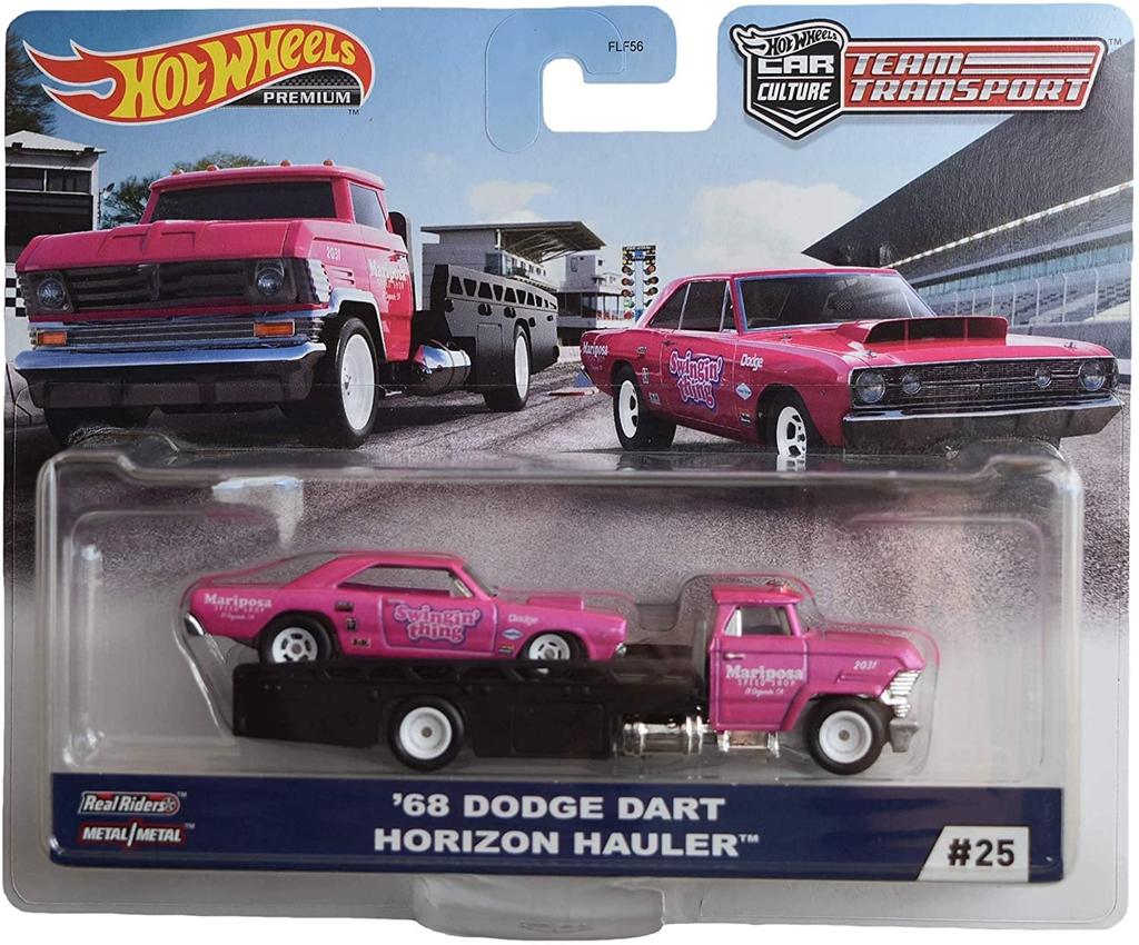 Hot Wheels Dodge Dart Team Transport with Horizon Hauler Series 2020 '68 #25,