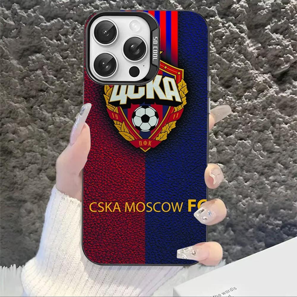 Hot Russia PFC CSKA Moscow Phone Case For IPhone 16 15 14 13 12 11 Pro Max X XR XSMAX 8 7 Plus Matte Shockproof Back Cover