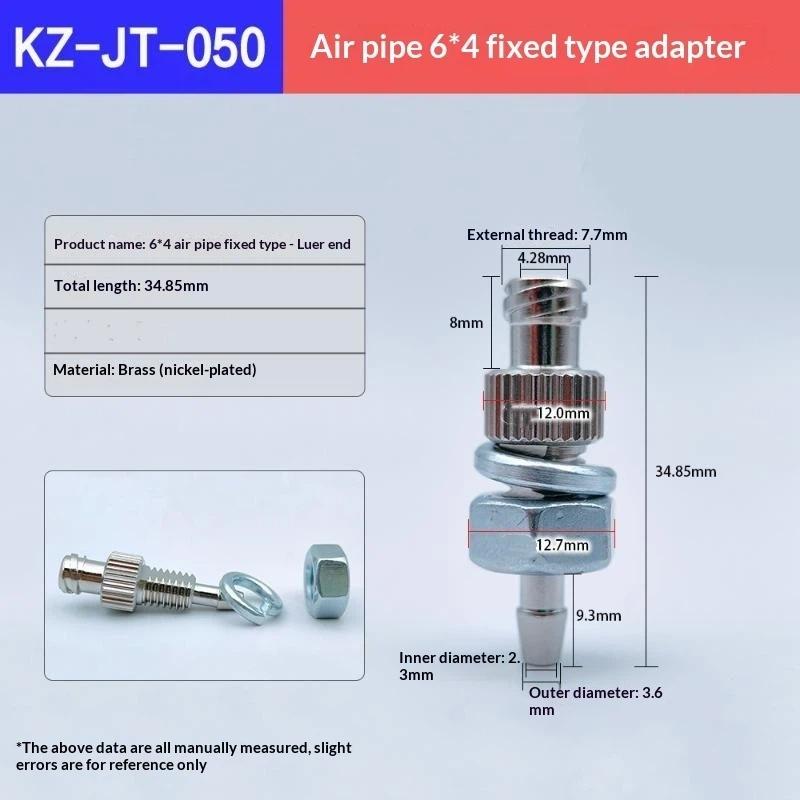Luer Lock Adapter Fitting Impact Resistant Sturdy Dispenser Connector for Gas Pipe Construction Site Pneumatic Tools
