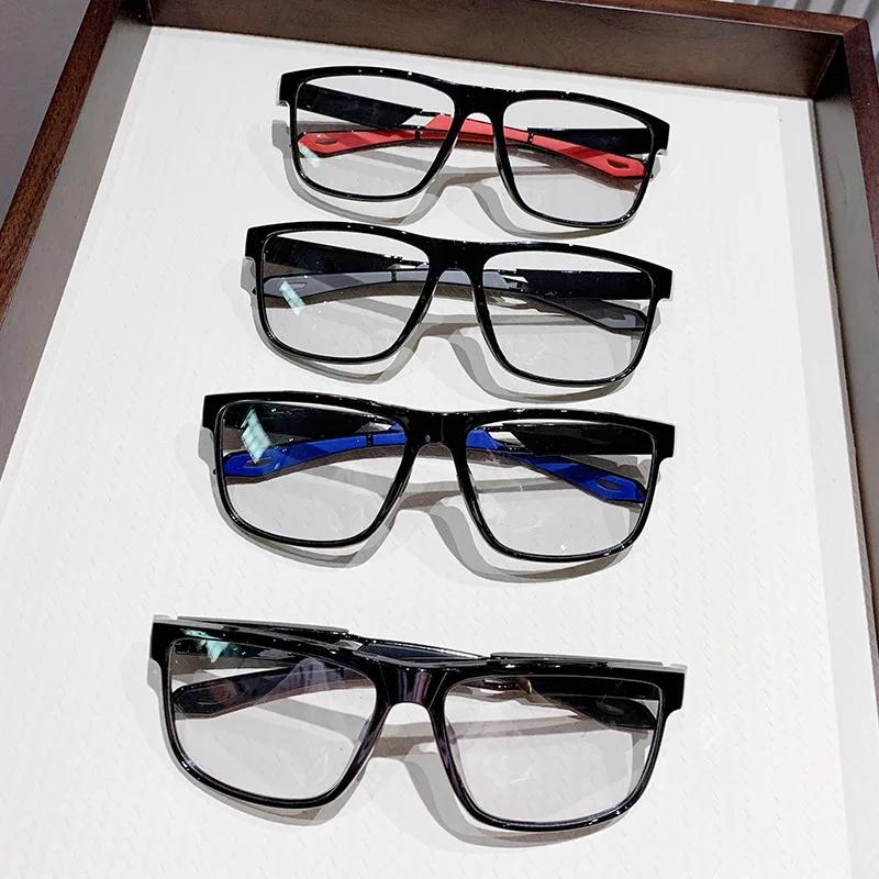 New Photochromic Myopia Glasses Neutral Fashion Full Frame Outdoor Sports Myopia Glasses Hd Blue Light Blocking Glasses To -4.0