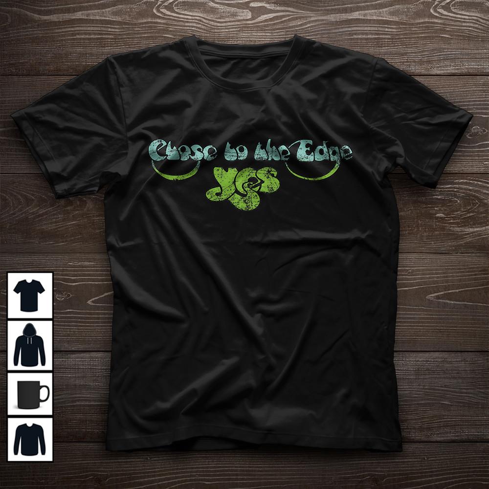 Yes Band Close to the Edge Rock Band Black TShirt Family Unisex T-Shirt