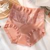 Lace High Waisted Hip Lifting and Belly Hugging Thin Skin Friendly Crotch Underwear for Women with No Trace of Nudity Skin Sexy and Breathable