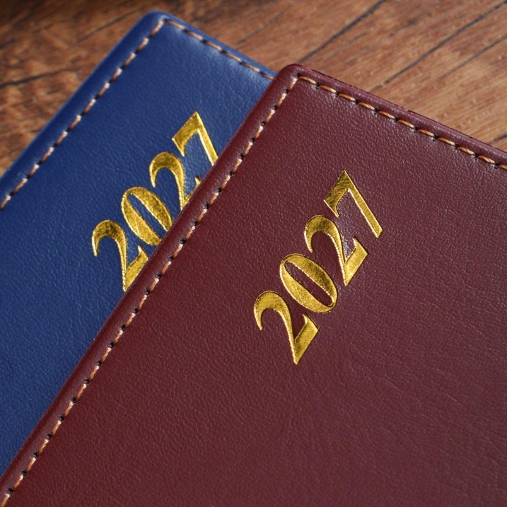Wear-resistant 2027 Schedule Planner Notepad A6 Office Work Planner Diary Writing Pads Business
