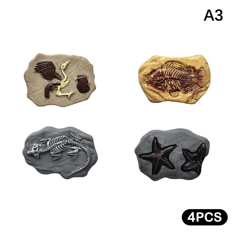 Мини Набор Моделей Ископаемых Динозавров Винтажные Полимерные Статуэтки с Дизайнами Рыб и Птиц Микро Ландшафтный Декор Кукольного Домика Игрушка DIY Поделки