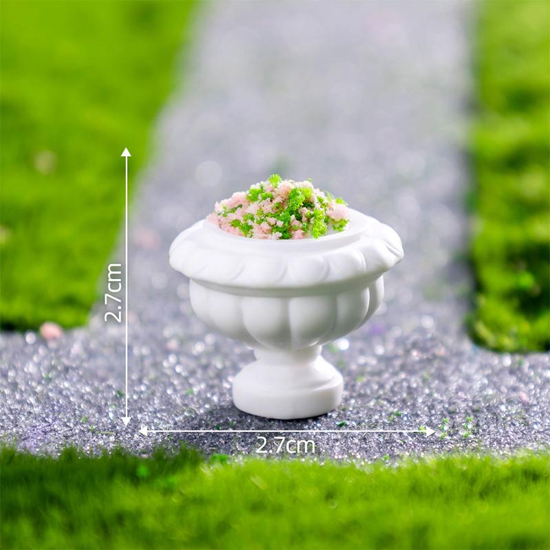 Моделирование Цветочные горшки Растения Микро Ландшафт Фигурка Миниатюрные Мини Украшения DIY Украшения для домашнего стола Изделия из смолы Подарки