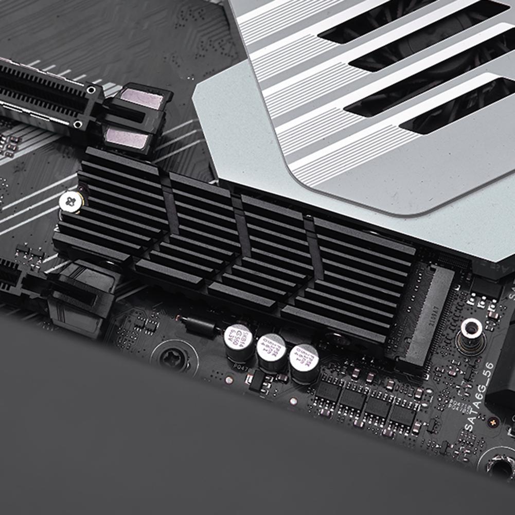Радиатор M.2 SSD Nvme NGFF, радиатор, полая алюминиевая система охлаждения NGFF, радиатор с термопрокладкой для игровой консоли M2 2280 PS5
