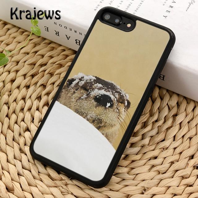 Морская выдра Животное Мягкий Чехол для Телефона Для iPhone 17 Air 16 15 14 plus 11 12 13 pro max coque Оболочка Fundas