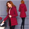 Women Winter Parkas Down Cotton Jacket Thicken Warm Slim Hooded Outerwear Female Cotton Padded Coats Casual Outwear