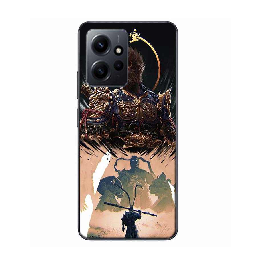 Чехол для телефона Black Myth Wu Kong для Redmi Note 14 15 Pro 5G 13 12 Pro Plus 11 11T 11E 11S 10 Pro 10S 9 9S, прозрачный силиконовый чехол