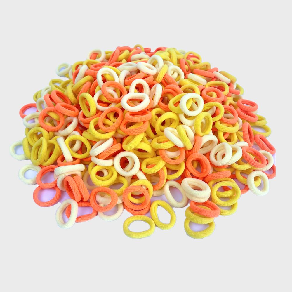 50/100Pcs Hair Bands for Children Colorful Nylon Scrunchie Hair Ties Rubber Band Kids Elastic Hair Leagues Girl Accessories