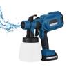 Cordless Paint Sprayer 21V Max Battery Electric Tools Paint Sprayer with 3 Copper Nozzles 3 Spray